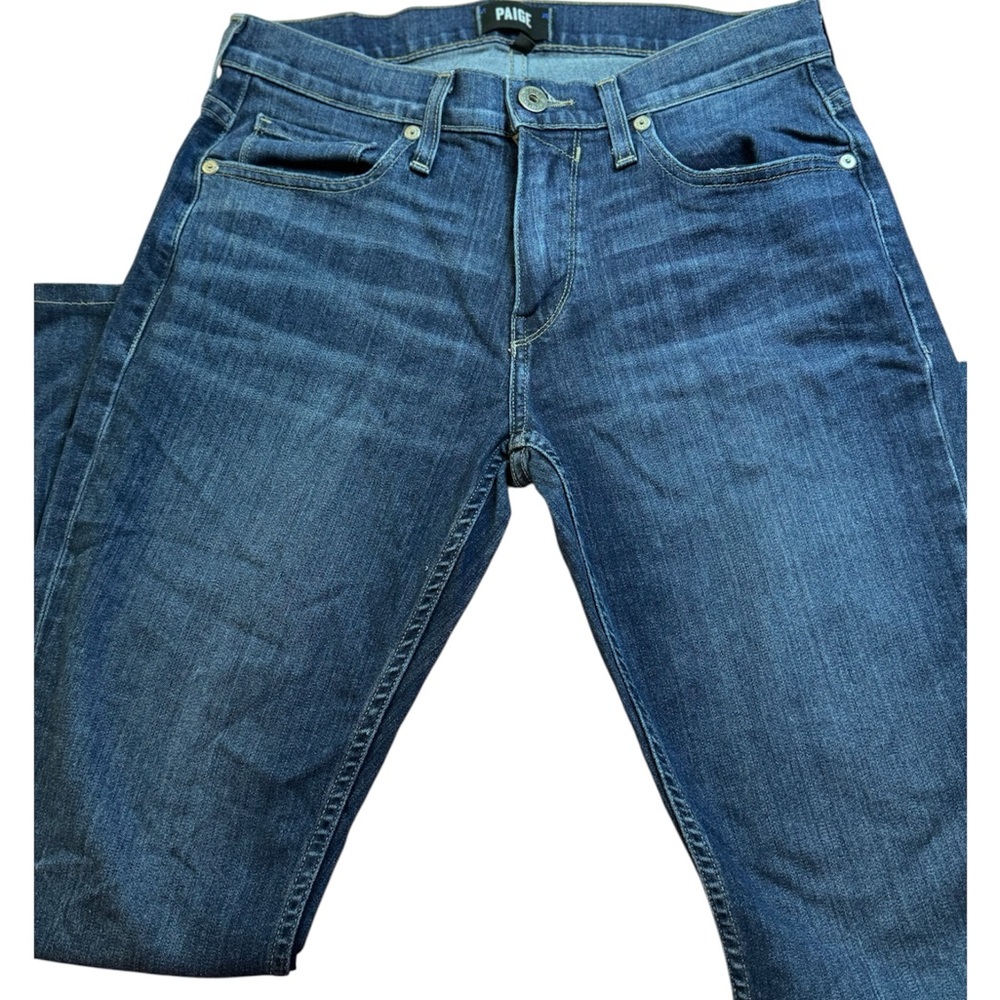 PAIGE Blue Slim Jeans Classic Denim Style